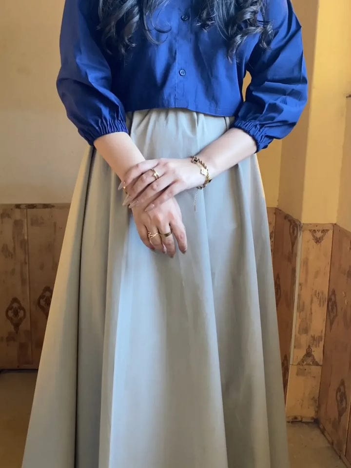 SHIRT SKIRT ROYAL BLUE 💙