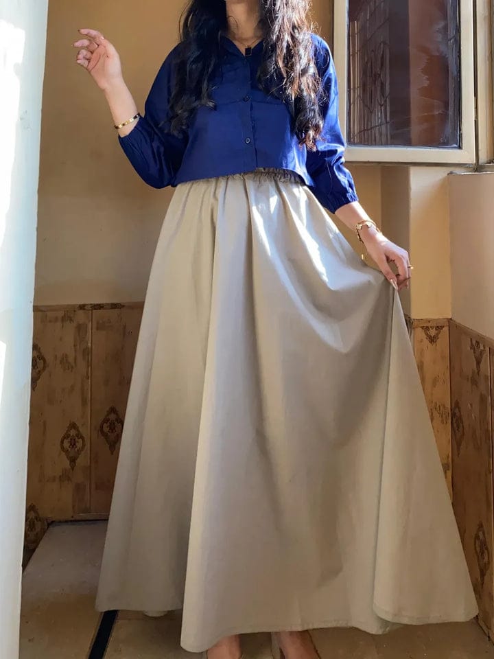 SHIRT SKIRT ROYAL BLUE 💙
