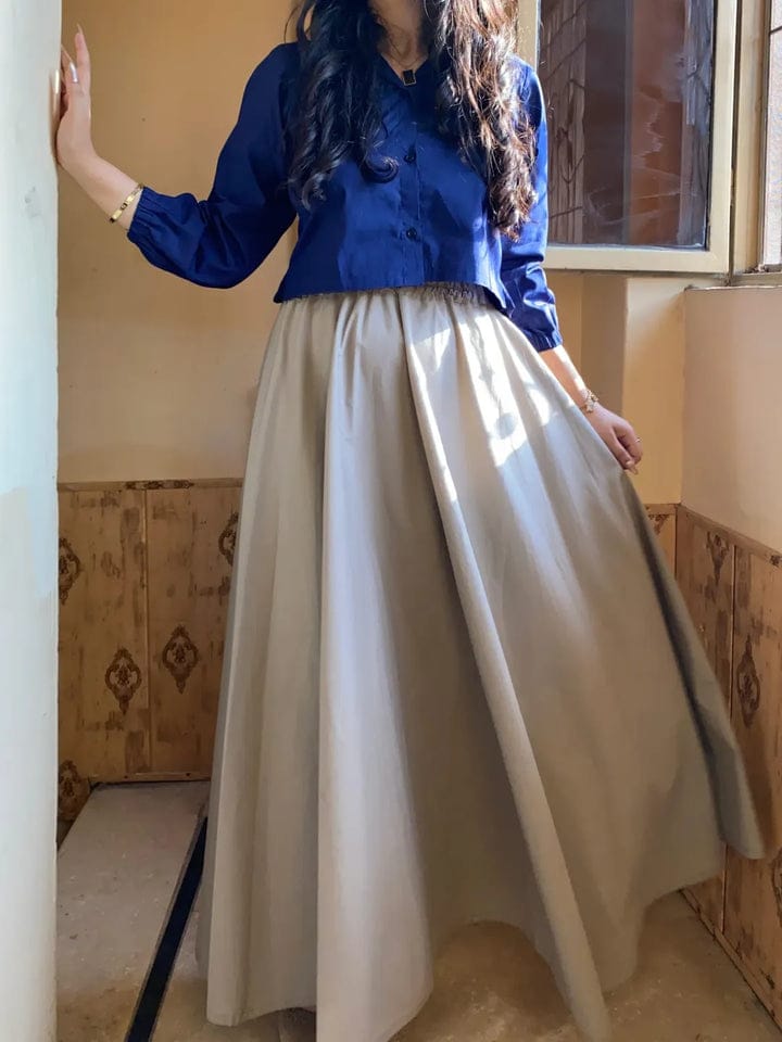 SHIRT SKIRT ROYAL BLUE 💙